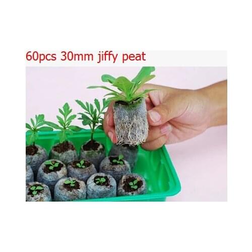 Free shippping,60pcs,30mm jiffy peat,put in the nursery/peat pots/compression peat.seedling,fertilizer,garden planting,vegetable