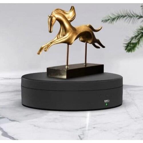 4kg 3 Speeds Electric Rotating Display Stand Turntable Jewelry Holder Battery With USB Cable Dropship for Photo Studio Shooting