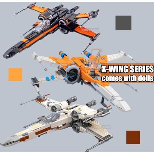 Star Years Editon New 20th Space Series War Poe Damerons X-wing Fighter Aircraft Technical Building Blocks Bricks Toys Kid Gift