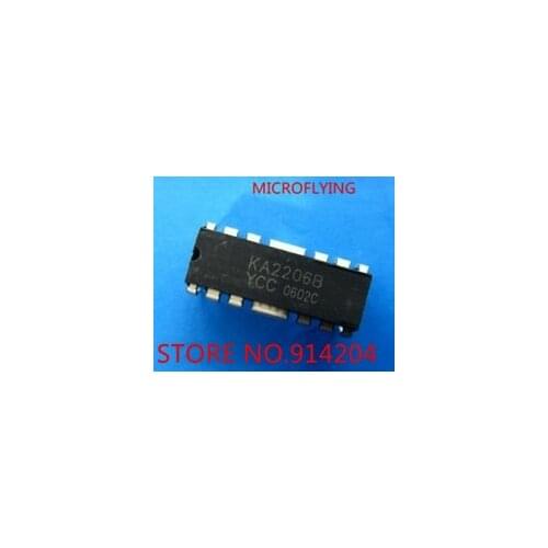 10PCS IC KA2206 KA2206B SUM DIP12 DUAL AUDIO POWER AMP NEW