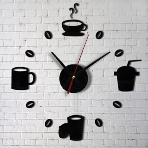 2018 new Fashion Acrylic DIY Self Adhesive Interior Wall Creative Decoration Clock Decor Wall Stickers