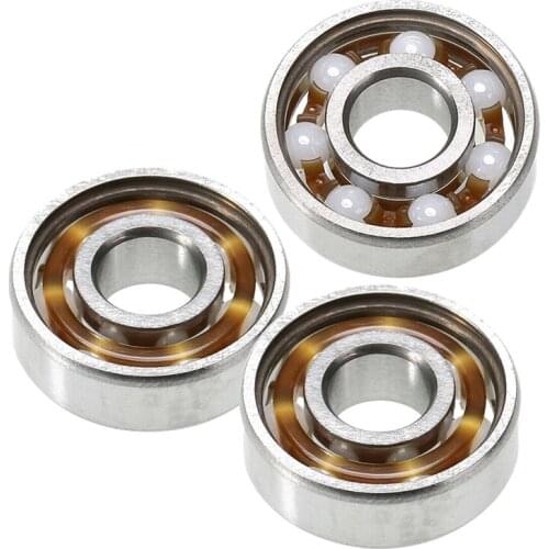 3Pcs 608 Hand Fidget Spinner Ceramic Speed Zro2 Ball Bearings Set 8 X 22 X 7Mm