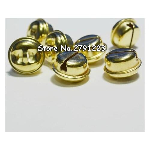 50 pcs / Lot 20mm Huge Gold Jingle Bell Pet Bell Charms craft sewing