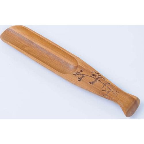 Tea Spoon Natural Bamboo Chinese Kongfu Tea Shovel Tea Ceremony Fish Shape Teaware Accessories