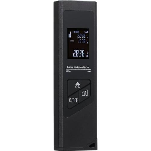 40M Rangefinder Aluminium Alloy Digital Mini Distance Measuring Meter Portable USB Charging Electronic Space Measurement Device