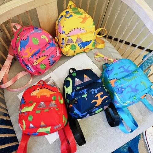 Children Bag Cute Cartoon Dinosaur Kids Bags Kindergarten Preschool Backpack for Boys Girls Baby School Bags 2-5 Years Old