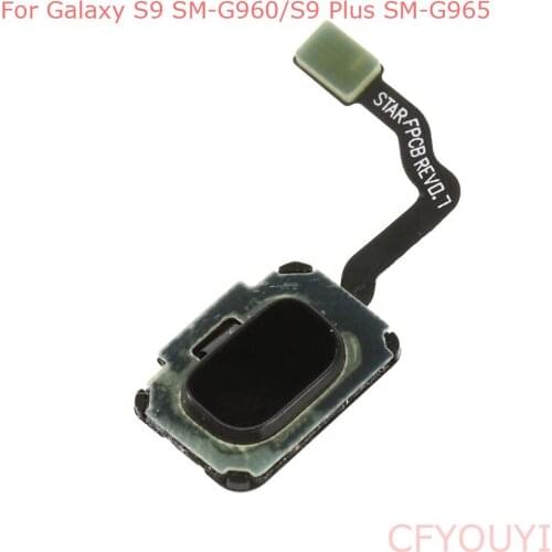 For Samsung Galaxy S9 G960 / S9 Plus G965 Fingerprint Recognition Home Button Menu Sensor Key Flex Cable Replacement Parts