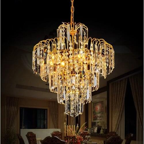 Personality hotel bar hanging lights creative fashion K9 crystal pendant lightings European LED three heads bedroom/dining lamps