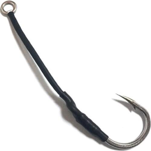 INFOF 15 pieces Steel Fishing Hooks with Line Anzol Peche Fishhooks Barbed Sea Hooks Fishing Tackle size 4/0 to 10/0