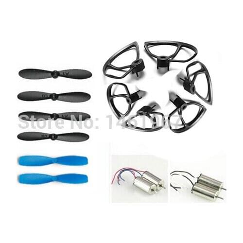 JJRC H21 RC Drone RTF Headless Spare Parts propeller Protective frame motor parts set