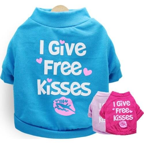 New year costume cotton Vest dog clothes Funny words print shirt coat sweater Yorkie Chihuahua puppy pet clothes for small dogs