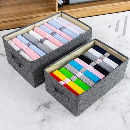Hot Clothing Storage Boxes Non Woven Clothes Closet Basket Holder Books Organizer
