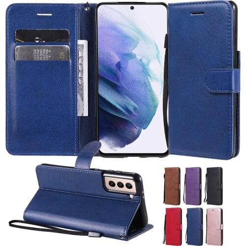 Magnetic Folio Flip Wallet Cover For Samsung Galaxy S21 Ultra S20 Plus S20 FE A01 Core A11 A21 A31 A51 A71 5G A21S A02S Cases