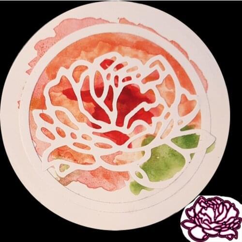 Beautiful Roses metal cutting modules for leaf decoration, scrapbook template, photo album card, rejection paper, DIY process