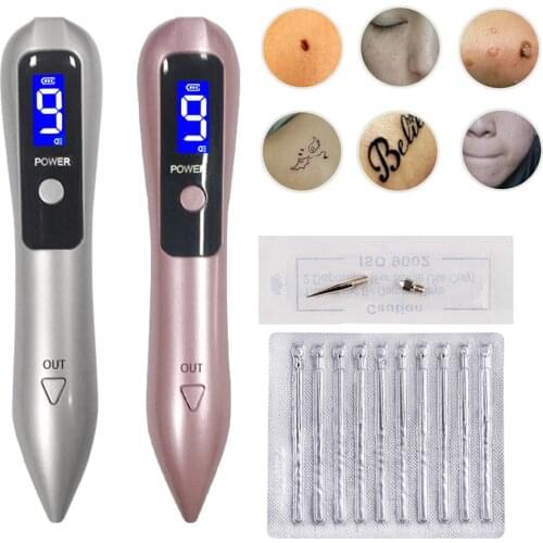 Mole Removal Pen Wart Plasma Remover Tool Laser Beauty Skin Care Corn Freckle Tag Nevus Dark Age Sweep Spot Tattoo Electric Sets