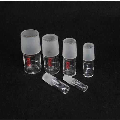 Glass Stopper Hollow 14/19/24/29/34/35/40 Standard Ground Mouth Laboratory Chemistry Equipment