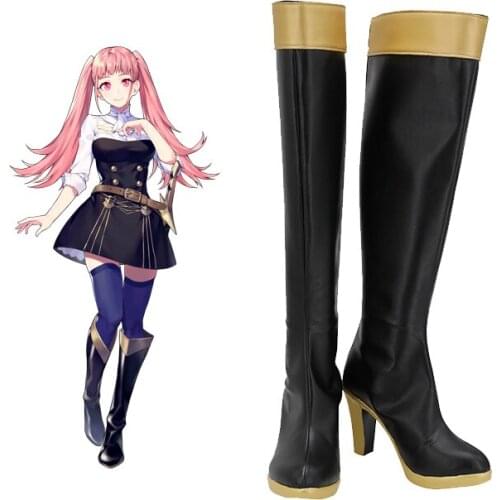 Fire Emblem: Three Houses Wind Flower Snow Moon Officers Academy Golden Deer Hilda Valentine Goneril Cosplay Shoes Boots