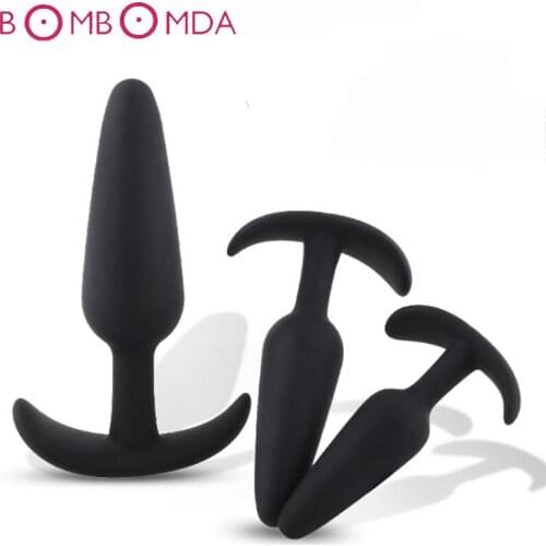 Silicone Butt Plug Prostate Massager Anal Plug Butt Stimulator Prostate Massager Adults Sex Toys for Women Men Gay Masturbators