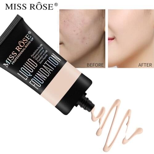 MISS ROSE Concealer Repair Nourish Nude Makeup Makeup Foundation Liquid Cosmetic Single Color Box