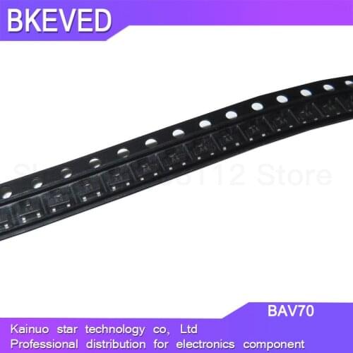 100PCS BAV70 0.2A 70V SOT-23 A4 SMD SOT transistor BAV70LT1G
