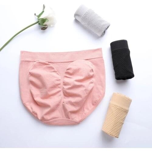 Womens Panties Underwear 3D Honeycomb Warm Palace Cotton Crotch Breathable Seamless Waist Seamless Hip-lifting Panties