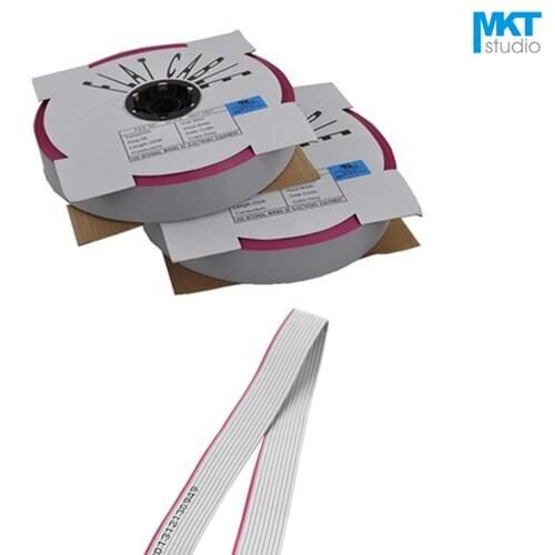 1Pcs 1Meter 1.0mm Pitch Flat Ribbon Cable For 2.0mm FC IDC Shrouded Box Header Sample 44P 50P 60P