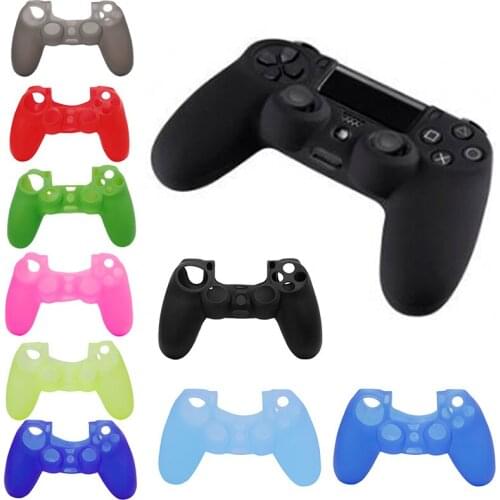 2021 New 1Pc Soft Silicone Protection Case Skin Cover for sony ps4 Controller Grip Handle