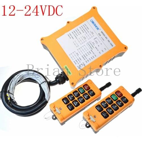 10 channel 2 Speed 2 Transmitter Hoist Crane Truck Radio Remote Control System Controller Tell us the voltage you need