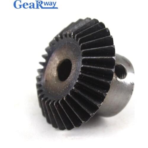 2pcs 1Module 25T Bevel Gear 1:1 Ratio 6/8/10/12mm Inner Bore 90 Degrees Metal Bevel Gear Drive 25Teeth Commutation Steel Gears