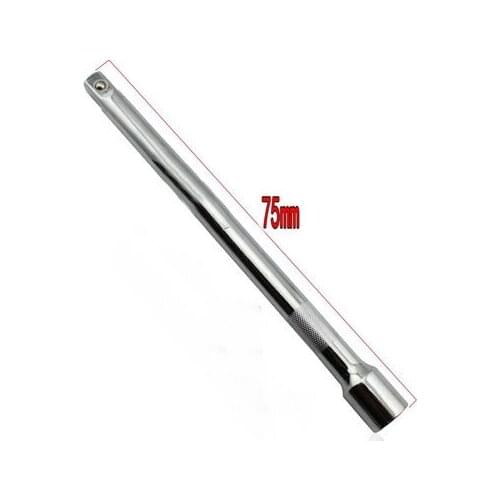 2pcs 75MM Extension rod for cap oil filter Wrench 1/2" Square Drive bowl style engine box key Auto repairing oil Tool