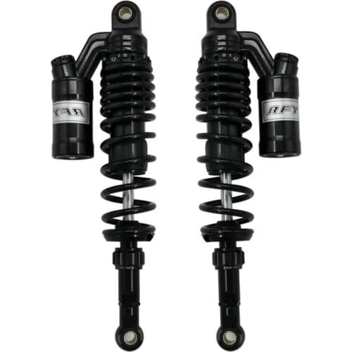2peies new 370mm motorcycle rear air suspension shock absorber for HONDA YMAHA SUZUKI kawasaki Aprilia Benelli black