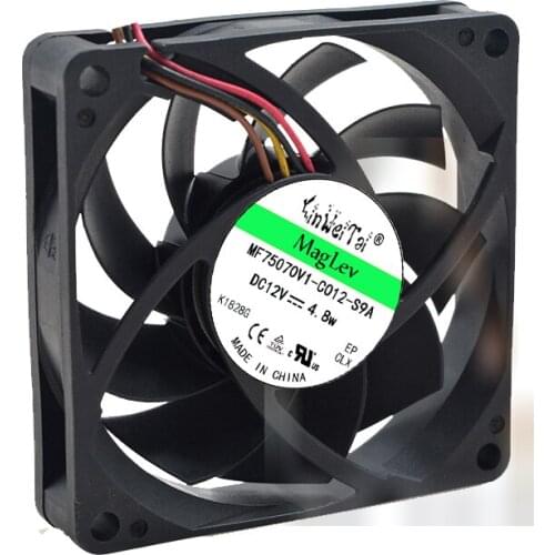 2pcs fan for AVC 7015 12V 0.7A DESC0715B2U PVA070E12N FA07015L12LPB 4WIRE Cooling fan