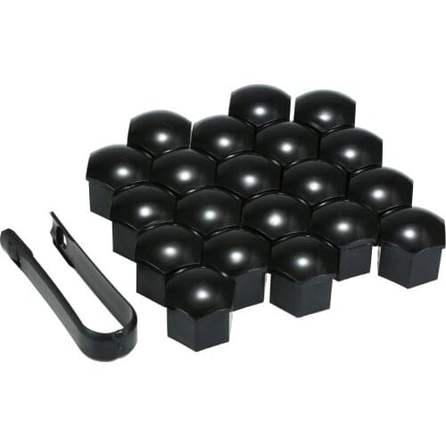 20pcs Universal 21mm Wheel Nut Bolt Head Cover Cap Head Cover Cap Wheel Nut Bolt Head Cover Cap Tire Wheel Screw Bolts