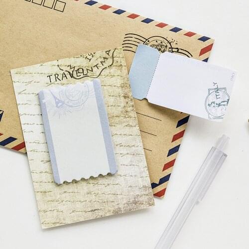 4pcs/lot Cartoon Yesterdays journey Cute Kawaii Sticky Notes Memo Pad Offce School Supplies Stationery