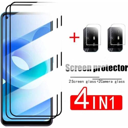 4in1 glass oppoa94 tempered glass for oppo a94 5g camera screen protector a95 a93 a74 a73 a72 a54 a53s a52 a15 protective glass