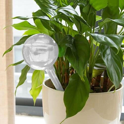 5040A Automatic Drip Irrigation Imitation Glass Ball Watering Device Spherical Flower Plant Pot Bonsai Water Dropper For Garden