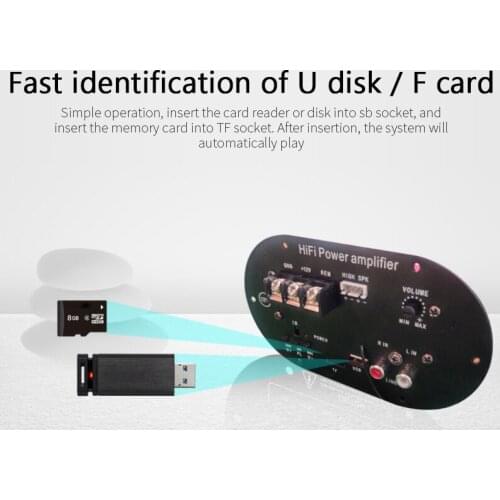 AC 110V 220V 12v 24v Digital Bluetooth5.0 Stereo Amplifier Board Digital Amplifier Mono Bluetooth Function wer amplifier 50-70W