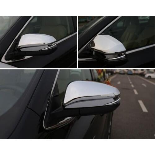 ACCESSORIES FIT FOR TOYOTA HIGHLANDER KLUGER 2014 2015 CHROME SIDE MIRROR COVER TRIM CAP OVERLAY REAR VIEW DOOR WING