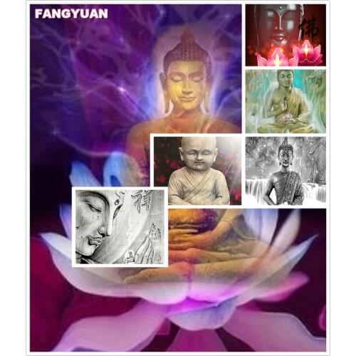 Diy 5D Diamond Painting Buddha Full Drill Embroidery Diamond Figure Mosaic Cross Stitch Kits Art Home Decoration Accessories
