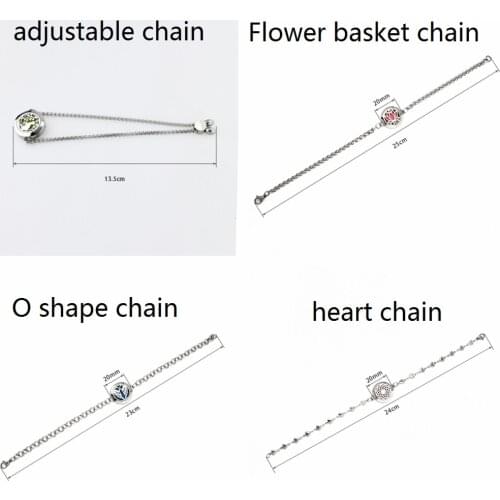 Magnet Adjustable Stainless Steel Chain Diffuser Bracelet Perfume Essential Oil Aroma 20mmLocket Free 10pad Kids Women Gift