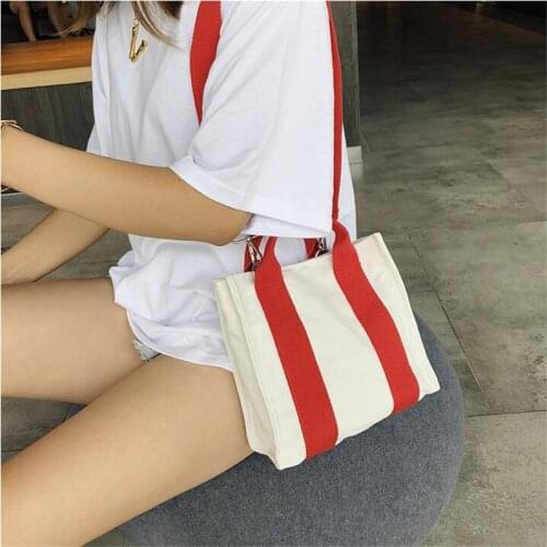 Brand Canvas Shoulder Crossbody Bags Women Casual Girls Pretty Shoulder Bag Female Fashion Mini Tote Messenger Bags Bolsos Mujer