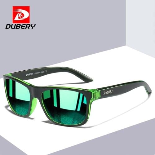 DUBERY Brand New Polarized Sunglasses Men Women Sports Style Fashion Square Sun Glasses Super light Eyeglasses Frame Goggles X13