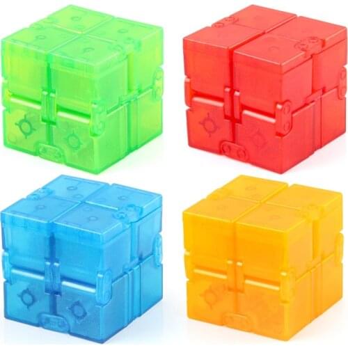 Infinity Cube Toys Blocks Mini Infinity Cube Desk Toy Stress Relief Toys Cube Desk Toy for Kids And Adults Sensory Toys for Auti