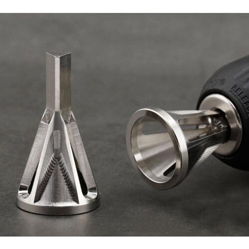 Deburring External Chamfer Tool Stainless Steel Repairs Damaged Bolts Drill Bit farsali