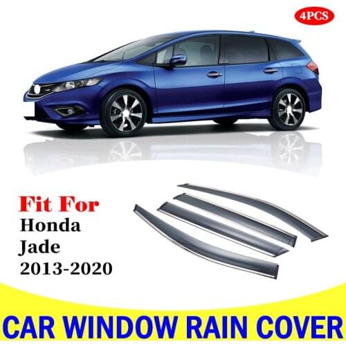 For Honda Jade 2013-2020 window visor car rain shield deflectors awning trim cover exterior car styling accessories parts