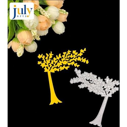 Julyarts Tree Metal Cutting Dies Cut Die Mold Scrapbook Paper Craft Knife Mould Blade Punch Stencils