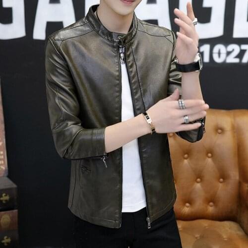 2020 New Autumn Winter Jacket Men Warm Casual PU Leather Zipper Slim Fit Motocycle Jacket Masculinas Windproof Fleece Coat