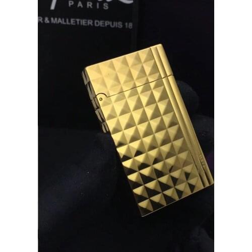 Handmade Pure Copper Seiko Inflatable Lighter Loud Flint Grinding Wheel Brass Kerosene Gas Collecting Machinery Smoking Gift 95G