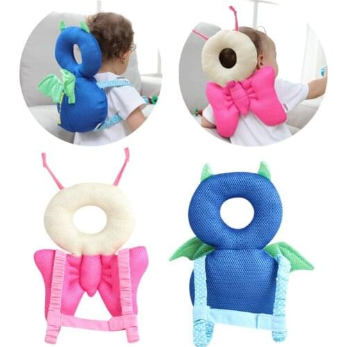 New Baby Walking Protective Pillow Head Protection Pillow Mesh Cotton Cushion Shockproof Anti-falling Baby Care
