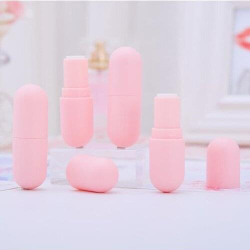 Wholesale 9MM Mini Lipstick Tubes Labial Glair Bottle Lipbalm Tubes pink Capsule Shells Lipgloss Tubes Cosmetics Packaging